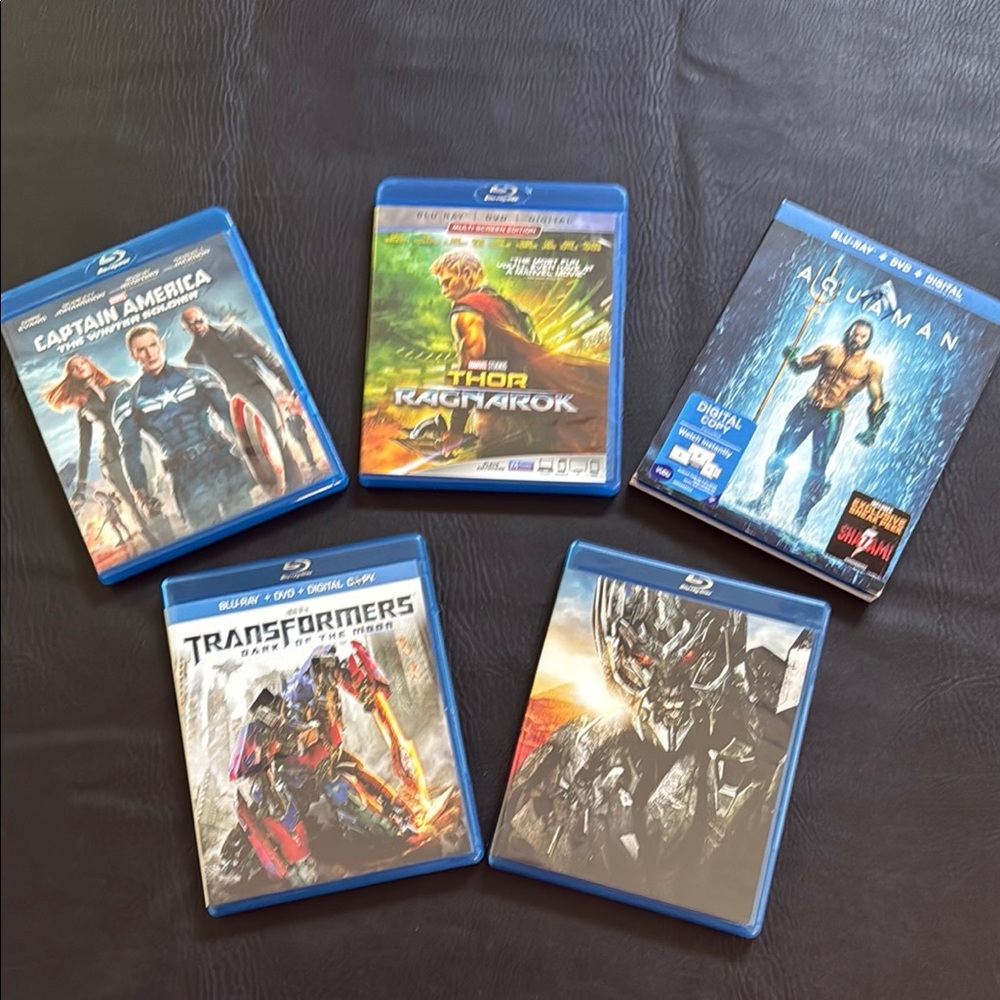 Blu-ray Movie Collection set includes Marvel movies